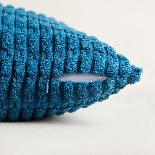 Vista 3 de Fancy Homi Paquete de 2 fundas de almohada decorativas color verde azulado de 18 x 18 pulgadas para sala de estar, sofá, cama, sofá, rústico