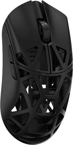 MK x WLMOUSE Beast X Mini Pro Mouse inalámbrico de 8K con lados sólidos (OM óptico, negro)
