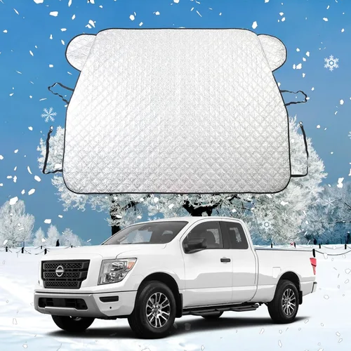 Vista 28 de Cubierta de nieve para parabrisas para Land Rover Discovery 5 2017-2025, cubierta de nieve para automóvil, parasol para parabrisas delantero