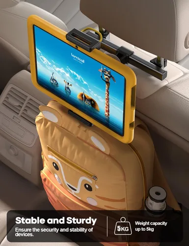 Vista 6 de Lamicall Soporte para reposacabezas de tableta de automóvil, soporte para reposacabezas de asiento trasero de automóvil, soporte para tableta