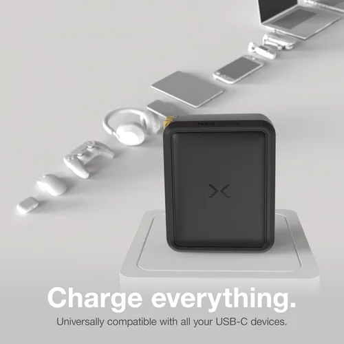 Vista 7 de NOCO XGrid X140: Cargador USB-C de 140W – Adaptador de corriente GaN de doble puerto con PD 3.1, QC 5.0 y PPS – Carga rápida con distribución