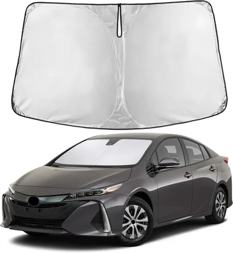 Vista 35 de EcoNour - Parasol plegable para parabrisas de Toyota Tacoma 2016-2025 2026, accesorios para camioneta de 2 puertas y 4 puertas, protector de visera