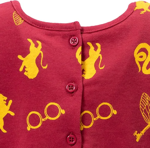 Vista 6 de Harry Potter Gryffindor - Mameluco sin mangas de rizo francés para niñas pequeñas a grandes