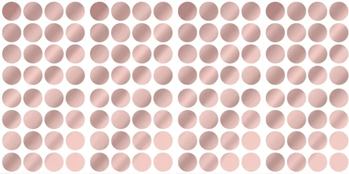 Vista 5 de Wall Pops WPD2137 Calcomanías con puntos de confeti dorado, rosa.