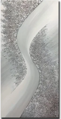 Yotree Pinturas, 24x48 Pulgadas De Pinturas Al Óleo De La Mano De Pintura 3D Arte De Arte De Madera Dentro Enmarcado Colgante De La Decoración De La