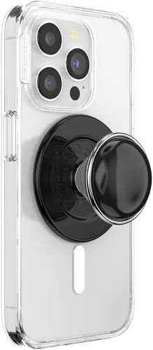 Vista 7 de Agarre para teléfono PopSockets con soporte expansible, agarre adhesivo - aluminio negro
