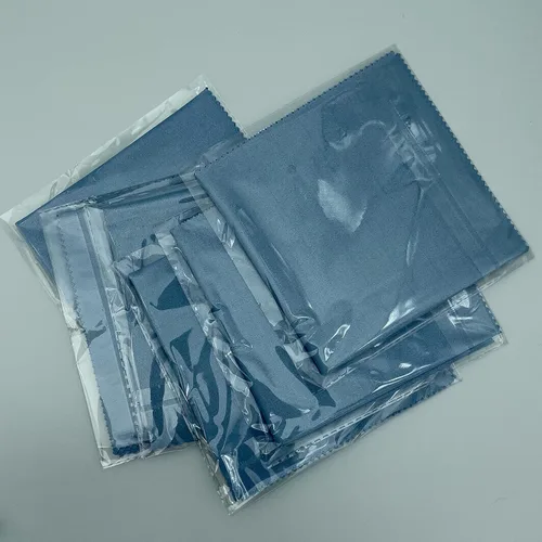 Vista 7 de AAwipes Paños de limpieza para violín de microfibra (paquete de 6 paños de 12 x 12 pulgadas, azul) Paños de limpieza de felpa para instrumentos