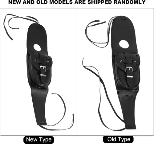 Vista 4 de Qiilu Bolsa de tanque de motocicleta, impermeable para motocicleta, piel sintética, cubierta de tanque de combustible, aceite, gasolina, panel