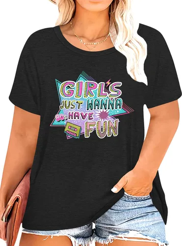 Camisa Made Me de los años 80 Baby 90 para mujer, tallas grandes, trajes de los años 90, camisetas retro de los años 80