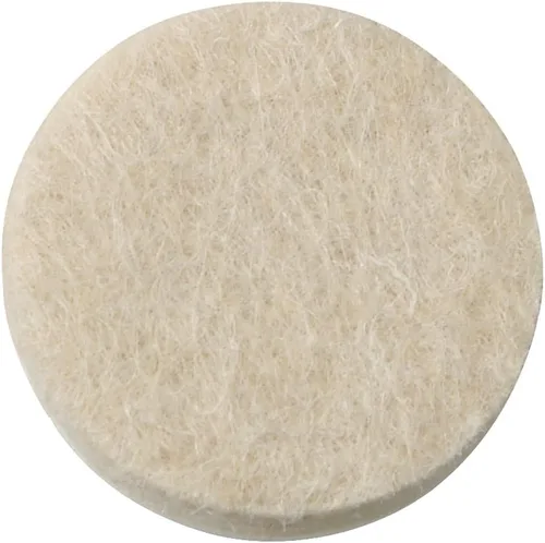 Vista 2 de SoftTouch Almohadillas de fieltro autoadhesivas redondas de 1 pulgada para muebles, protegen las superficies de arañazos y daños, color beige