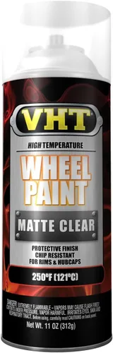 Vista 12 de VHT SP187 Pintura para ruedas de alta temperatura, pintura en aerosol negra brillante, lata de aerosol de 11 onzas Negro