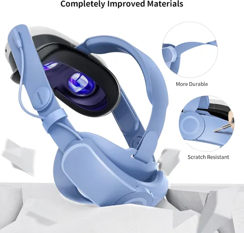 Vista 7 de ANNAPRO Battery Head Strap for OculusMeta Quest 3, Elite Strap with 6500mAh Battery for Quest 3 Accessories, Enhance Comfort and Extend Playtime