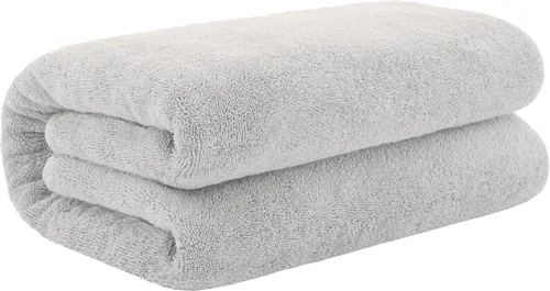 Vista 533 de Cotton Paradise 100% Cotton Turkish Washcloth Set for Bathroom, 4 Piece Soft Absorbent Small Hand Face Towels Wash Rags, Lilac