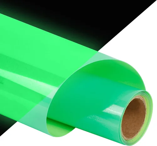 Vista 12 de Guangyintong Rollos de Vinilo de Transferencia de Calor HTV, 12" x 8 pies Vinilo para Planchar para Camisetas, Superficie Brillante, Fácil de Cortar