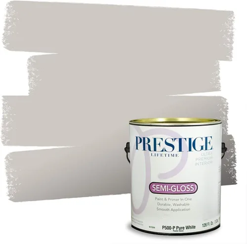Vista 178 de PRESTIGE Paints - Pintura interior e imprimación en uno, 1 galón, cáscara de huevo, pimienta envejecida
