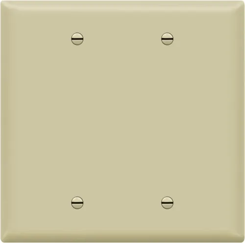 Vista 16 de ENERLITES - Cubierta de salida doble en blanco extra grande, placa de pared de dos bandas en blanco, tamaño grande, 2 bandas de 5.5 x 5.5 pulgadas