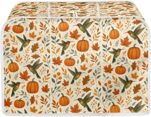 Vista 11 de Talayituse Cubierta para tostadora con estampado de flores de gato, ranura ancha de 2 rebanadas, cubierta ligera para tostadora, protección contra