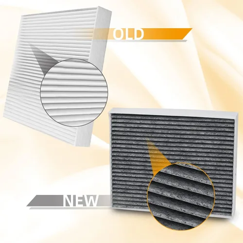 Vista 4 de CF8791A(CP791) Filtro de aire de cabina con carbón activado compatible con Cadillac Escalade 2002, Chevy Avalanche/Silverado/Suburban, GMC