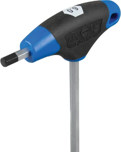 Vista 14 de KLEIN TOOLS JTH68M - Juego de llaves hexagonales con mango en T, juego de llaves Allen de tamaños métricos con cuchillas de 6 pulgadas, soporte