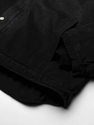 Vista 5 de Carhartt - Chaqueta con forro de sherpa prelavado y ajuste suelto para hombre