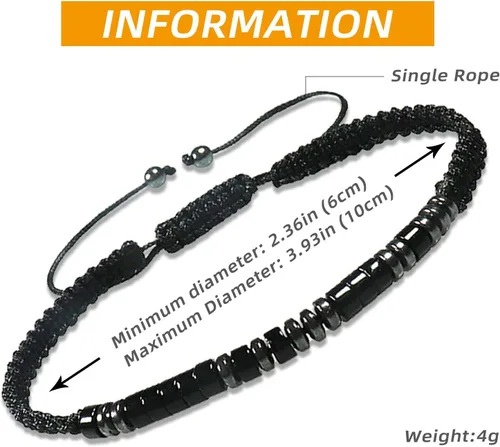 Vista 2 de Pulsera con código morse, regalos de Navidad para hijo, nieto, hija, nieta, sobrino, regalo de cumpleaños inspirador