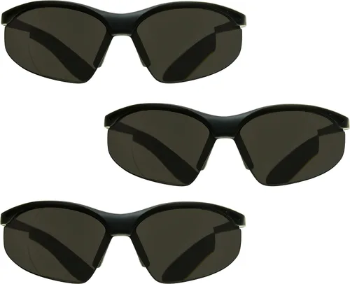 Vista 12 de proSPORT Gafas de seguridad para lector de lentes completas, transparentes o ahumadas, curva envolvente, no bifocales