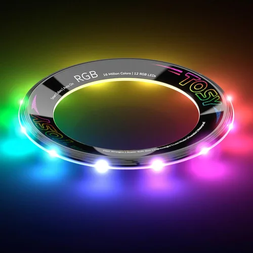 Vista 2 de TOSY Flying Ring - 36 RGB Multicolor or 12 Monocolor LEDs, Super Bright, Lost Mode, Auto Light Up, Christmas Stocking Stuffers Gift for