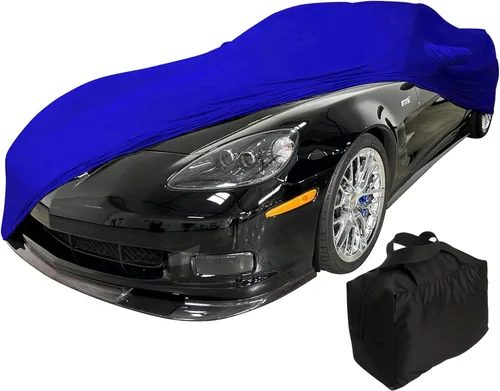 Vista 33 de C4 Corvette - Funda para interior de automóvil, satén elástico Ultraguard de ajuste personalizado, el mejor ajuste de gama alta con bolsa