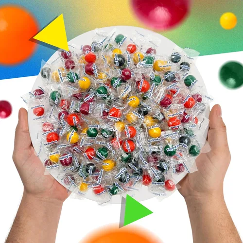 Vista 6 de Jawbreakers Hard Candy 1 Pound Bag - Approx. 75 Count Fruit Flavored Assortment