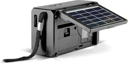 Vista 4 de QFX R-37 6-Band (AM, FM, SW1 - SW4) Linterna LED Bluetooth Radio solar (modelo 2021)