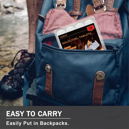 Vista 5 de Godora Solid Fuel Tablets - Compact Size, High Energy, Safe and Reliable