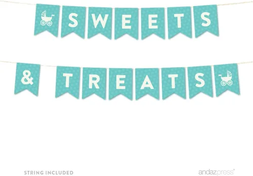 Vista 34 de Colección de Baby shower de Andaz Press Baby & Co., Banner Cards & Gifts, 1