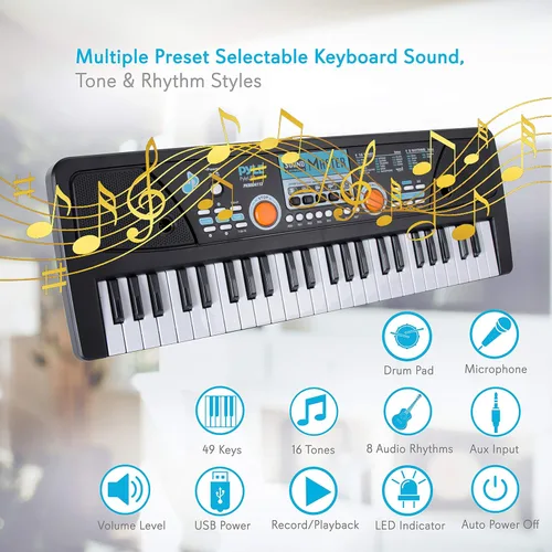 Vista 4 de Teclado o piano digital para niños