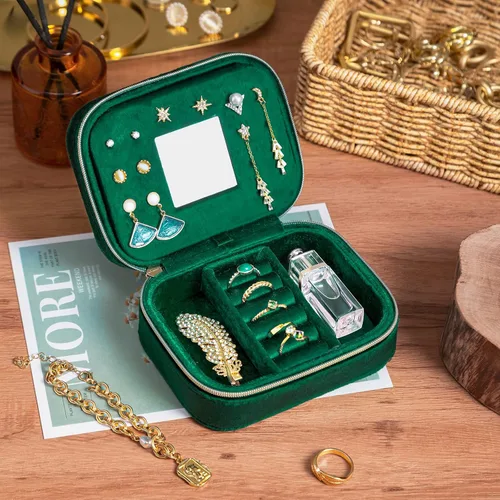 Vista 8 de ProCase Paquete de joyero con caja de joyería de terciopelo