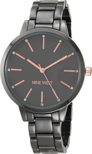 Vista 7 de Nine West Reloj de pulsera con detalles de cristal para mujer
