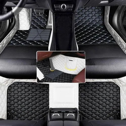 Vista 26 de Alfombrillas de Piso Automotrices de Cuero Completo de Ajuste Personalizado - Mejora el Interior de tu Automóvil con Forros de Piso Específicos
