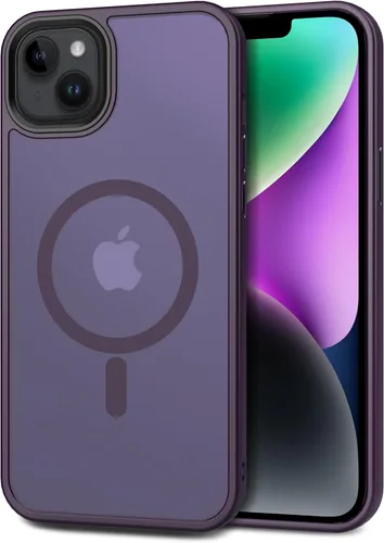 Vista 20 de CACOE Funda magnética para iPhone 12 y iPhone 12 Pro de 6.1 pulgadas - Compatible con MagSafe y soporte magnético para teléfono en el automóvil,