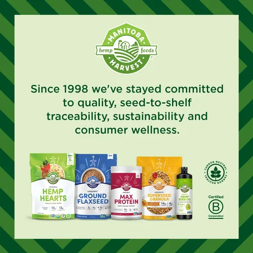 Vista 6 de Manitoba Harvest Hemp corazones de semillas de cáñamo