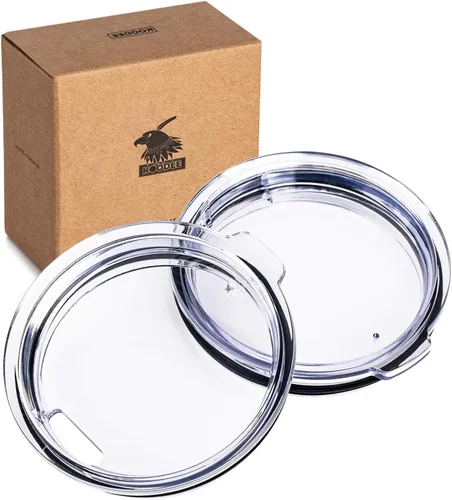 Vista 7 de Tapas de repuesto para vasos de 30 onzas, a prueba de derrames, aptas para vasos YETI Rambler y más vasos (30 onzas, 2 unidades)
