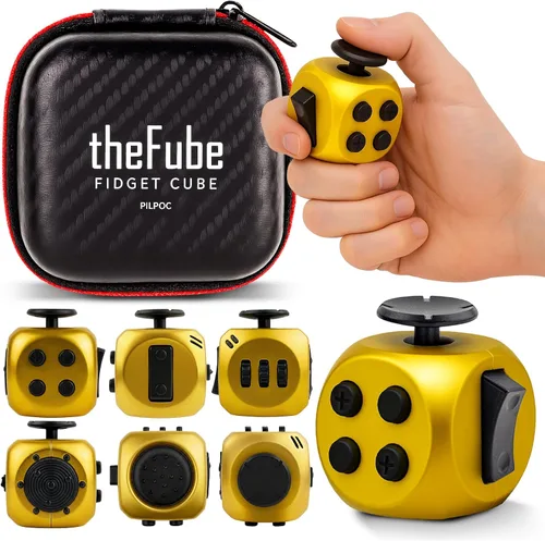 Vista 22 de PILPOC theFube Infinity Cube Infinite Magic Cube alivia el estrés y la Rojo