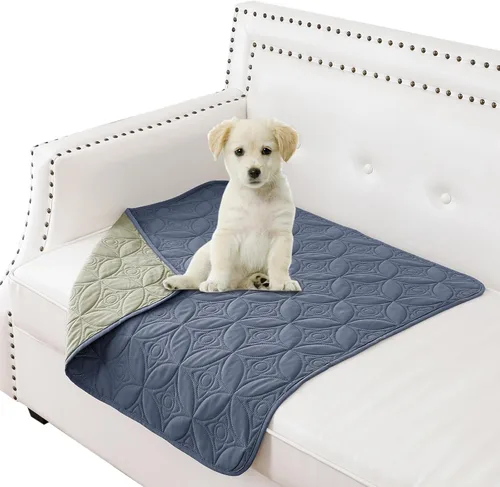 Vista 9 de Manta impermeable para perro, 30 x 30 pulgadas, fundas de sofá para mascotas pequeñas para sofá, silla, cama, protector de muebles de perros