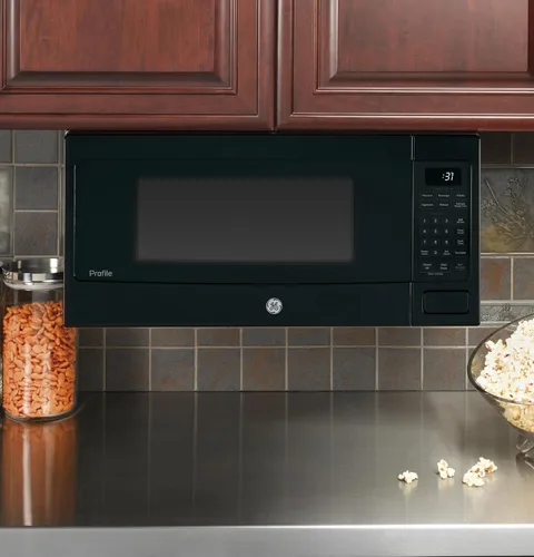 Vista 2 de GE Profile PCHK11S1WBB - Microondas de encimera de 1.1 pies cúbicos, 800 W, sensor de cocina, escaneo para cocinar, habilitado para Wi-Fi, capacidad