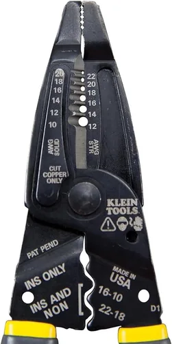 Vista 8 de Klein Tools 1009 Multiherramienta, pelacables, crimpador/cortador de alambre, fabricado en Estados Unidos, herramienta multiusos para electricista
