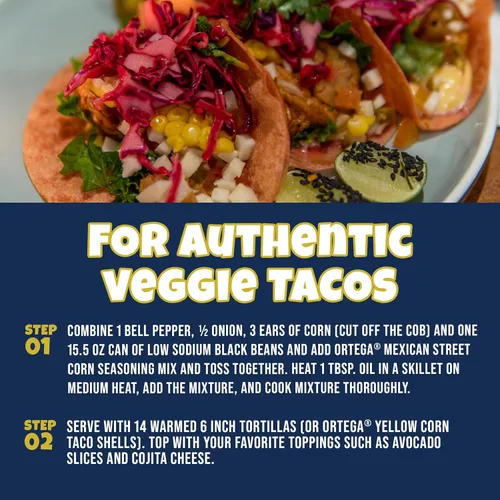 Vista 69 de Ortega Mezcla de condimentos Street Taco, Al Pastor, 1 onza (paquete de 12)