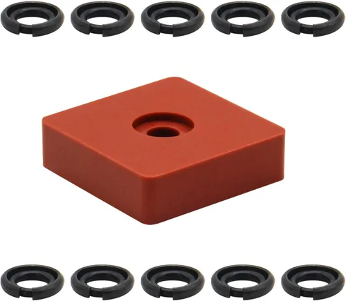 (10 juegos) Anillos de retención de llave de impacto de 3/8 pulgadas con junta tórica, compatible con llave inalámbrica eléctrica/neumática, incluye de RURBRIN