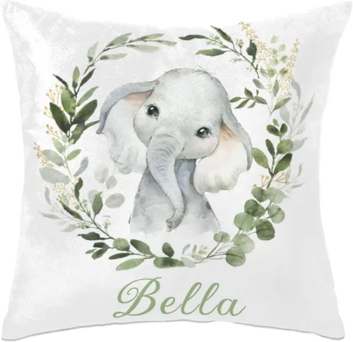 Vista 19 de Funda de almohada personalizada con nombre de bebé para bebé, niño y niña, almohada personalizada con nombre, almohada personalizada para sofá
