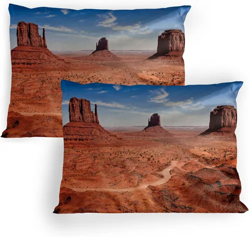 Vista 23 de Lunarable Ocean Pillow Sham Set of 2, Sunset at a Smooth Sandy Beach with Small Wave and Bubbles from The Sea, Quality Microfiber Bedding Item for