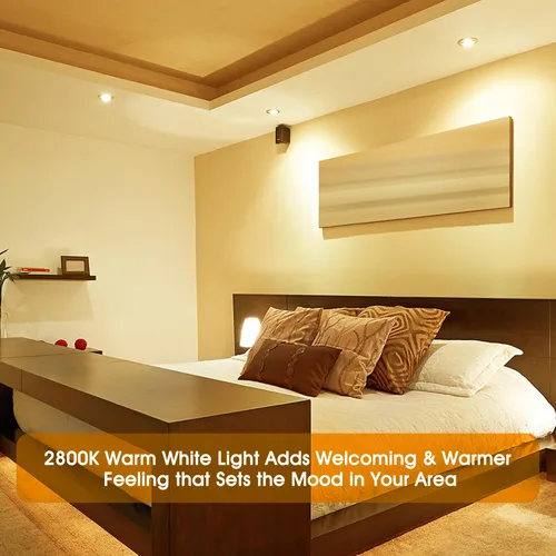 Vista 6 de Flaspar Bombilla halógena MR16 de 50 W, 12 V, regulable, GU5.3, bombillas halógenas, cubierta de vidrio transparente blanco cálido de 2800 K, larga