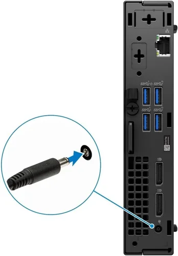 Vista 9 de Dell OptiPlex 7000 Computadora de sobremesa Intel Core i5 de 12ª generación i5-12500T Hexa-core (6 núcleos) 2 GHz - 16 GB RAM DDR4 SDRAM - 256 GB