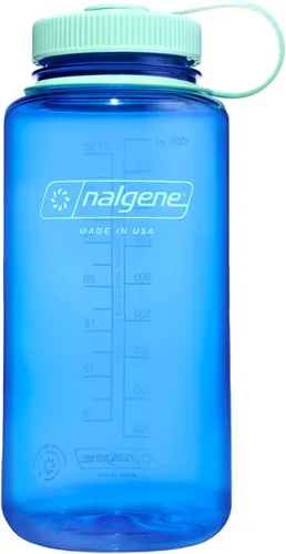 Vista 33 de Nalgene Sustain - Botella de agua de Tritan sin bisfenol A hecha con un 50 % de material derivado de restos de plástico, 32 fl oz, boca ancha